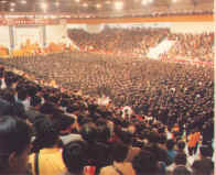 Giving Three Refuges and Five Precepts in Taipei County Stadium, Taiwan