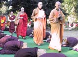 Ordination candidates welcomed Precept Masters
