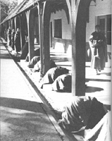 Monks and  nuns bowing to Ven. Master Hua in CTTB