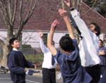 They just love basketball at the boys school