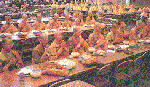 Meal at the main dining hall