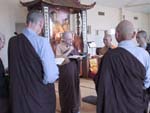 Training in Tathagatha Monastery for monks