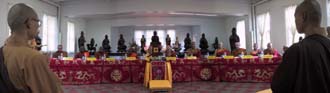 Precept Masters presiding at the ordination