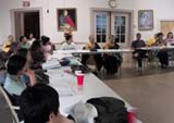 Ideas flow freely in the Guest House lecture hall