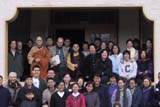 Seminar participants in front of the Guest House